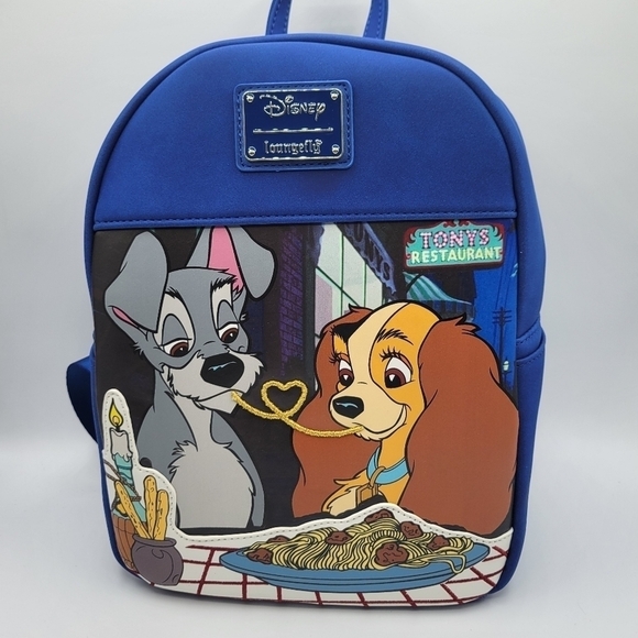 Loungefly Lady and the Tramp Belle Notte Disney Backpack - Picture 5 of 11